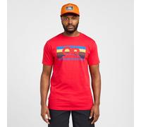 Outdoor Research Men's Advocate Stripe T-Shirt - Cranberry/Lemon, Cranberry/Lemon
