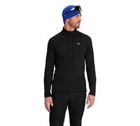 Outdoor Research Men's Vigor Grid Fleece Half Zip, Black, XL