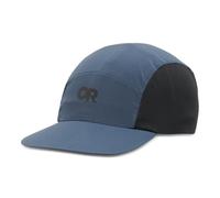 Outdoor Research Swift Ultra Light Cap | Water Resistant, Quick Drying, Moisture Wicking, Breathable, Crushable, Drawcord Closure, UPF 30+, Atlantic/Black, Small-Medium