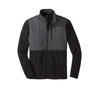 Outdoor Research Vashon Hybrid Full Zip Fleece: Black Heather: S Size: