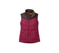 Outdoor Research Womens Transcendent Down Vest: Beet/Dark Roast: XS Si
