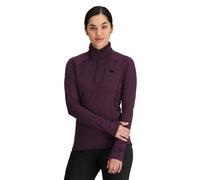 Outdoor Research Womens Vigor Grid Fleece Quarter Zip: Amethyst: XL Si