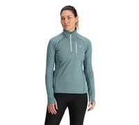 Outdoor Research Womens Vigor Grid Fleece Quarter Zip: Neptune: XL Siz
