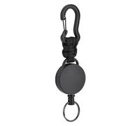 Outdoor Retractable Rope Carabiner Keychain Paracord Lanyard Keychain Clip For Climbing Camping Hiking Backpacking Heavy Duty Paracord Keychains Outdoor Climbing Gear Lightweight Portable Keys