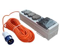 Outdoor Revolution Mobile Mains Power Unit with USB 15m Electric Hook Up Cable