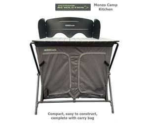 Outdoor Revolution Monza Camp Kitchen - Compact, Easy to construct, Carry bag