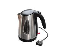 Outdoor Revolution Premium Stainless Steel Low Wattage 1000W Electric Kettle | 1.7L Capacity Ideal for Caravan and Camping With Mains Powered 360 Degree Swivel Base