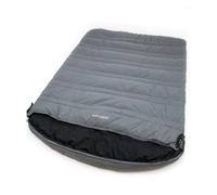 Outdoor Revolution Sun Star Double 300 Sleeping Bag, Grey Pebble, Polyester, 215x150cm, 3 Season, Double Layer Fill, Square Shape