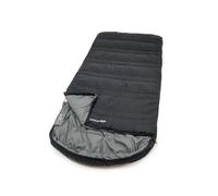 Outdoor Revolution Sun Star Midi 300 Sleeping Bag, Anthracite, 190T Polyester, 215 x 105cm, 3-Way Zip System, Square Shape with Cowl Hood, 3 Season Camping