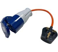 Outdoor Revolution Uk Mains Adaptor 13 Amp Plug To Caravan Socket -