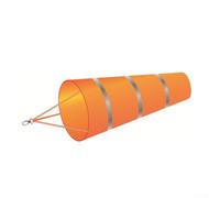 Outdoor Rip-Stop Airport Windsock, Reflective Wind Measurement Sock Bag, For Wind Direction Measurement In Aviation, Meteorology, Agriculture (Orange Grey)