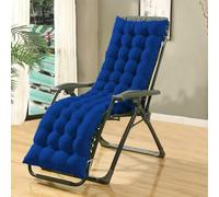 Outdoor Rocking Chair Cushion Soft & Comfortable Chaise Lounge Pillow Sapphire Blue 160 x 55 cm Perfect for Patio Swing Indoor & Outdoor Use.