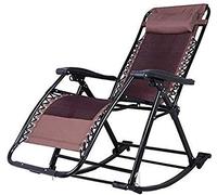 Outdoor Rocking Chairs for AdultsFoldable Patio Recliners Comfortable Leisure Fabric Sunbeds with Headrest Perfect for Garden and Backyard Relaxation