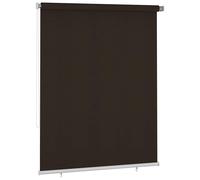 Outdoor Roller Blind 185(W)x230(H) cm Brown Home Window Shade Treatments vidaXL