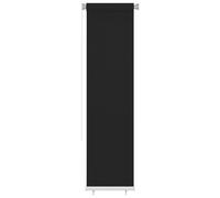 Outdoor Roller Blind 65(W)x230(H) cm Black HDPE vidaXL