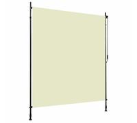 Outdoor Roller Blind Garden Roller Shade Blackout UV Fabric and Steel vidaXL