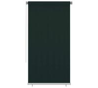 vidaXL Outdoor Roller Blind 90% UV Blocking Brown HDPE Roller Blind Balcony Patio Sun Shade Garden Window