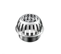 Outdoor Round Atrium Drain Grate Cover - Stainless Steel Multi-Size Outdoor Floor Drain for Patios, Balconies & Roofs, Anti-Slip Design with Easy Cleaning (2"/3"/4") (83mm)