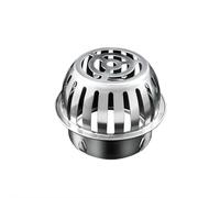 Outdoor Round Atrium Drain Grate Cover - Stainless Steel Multi-Size Outdoor Floor Drain for Patios, Balconies & Roofs, Anti-Slip Design with Easy Cleaning (2"/3"/4") (75mm)