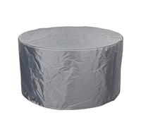 Outdoor Round Garden Table Cover 280x110cm Waterproof Oxford Fabric Protector Multi-functional Furniture Cover for Patio and Garden Furniture