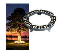 Outdoor Round Plant Lights, DC 24V Waterproof LED Palm Tree Shooting Lights