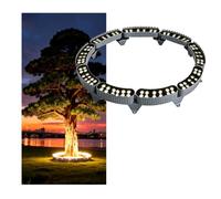 Outdoor Round Plant Lights, DC 24V Waterproof LED Palm Tree Shooting Lights