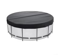Outdoor Round Pool Dust Cover for 4FT 6FT 8FT 10FT 12FT 15FT Pools Waterproof Sun Proof and Anti Aging Material (12FT(15FT(457 * 20CM))