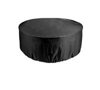 Outdoor Round Table Cover Garden Furniture Waterproof Sunscreen Rainproof Protective Dustproof 210D Oxford Cloth For Outdoor Table Chairs(280x110cm)