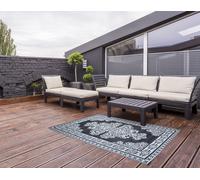 Outdoor Rug 120cm x 180cm Patio Garden Decking Mat Reversible Oriental Style