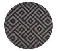 Beliani Outdoor Rug Ajmer Black 120 Cm