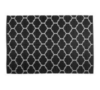 Outdoor Rug ALADANA Black/ White 140 x 200 cm Reversible