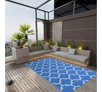 vidaXL Outdoor Rug ARAKIL Blue 120x180 cm PP