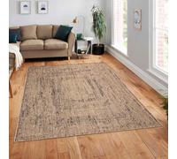 Paco Home Outdoor Rug Waterproof - Easy-Cleaning, UV- & Weather-Resistant Patio & Garden Area Rug for Porch, Kitchen & Hallway, Size:240x340 cm, Colour:Beige 4