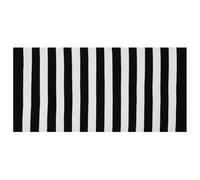 Beliani Outdoor Rug TAVAS Black/ White 80 x 150 cm, Black