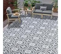 Outdoor Rug Waterproof 9x12 Camping Rug Outdoor Carpet for Patio,Outdside Rug,Plastic Straw Mat, Rv Camping Essentials,Outdoor Mat Decor Deals for Patio,Camping,Deck,Balcony,Porch