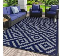 Outdoor Rug Weatherproof Balcony Waterproof Plastic Patio Camping Plastic Garden Picnic Blanket Lightweight Indoor Outdoor Adjustable Rugs