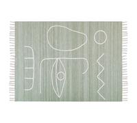 Beliani Outdoor Rug YAVU Light Green 140x200 cm, Green