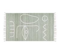 Beliani Outdoor Rug Yavu Light Green 80 X 150 Cm