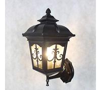 Outdoor Rustic Design Wall Sconce Wall Lamps , Black Metal Shade, for Garden, Balcony, Restaurant, Pavilion, Porch, Terrace, Corridor, Showroom, Warehouse, IP55, 1x 60W E27, Wall Lamps Fixtures
