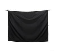 Outdoor RV Screen Curtain Waterproof Oxford Fabric Shower Curtain Car Partition for Privacy and Changing Protection during Camping and Truck Use (black230*180cm)