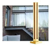 Outdoor s Railing Post - Square Balustrade System for Terrace irs & Hallways - s Guardrail Columns for Safe & SLE - Poteau de Garde-Corps en Verre