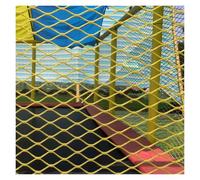Outdoor Safety Net, 3.3x16.4ft Polyester Climbing Protection Net, 4cm/4mm No-Knot Guard Rail Net for Sports, Heavy-Duty Safety Mesh for Kids and Pets