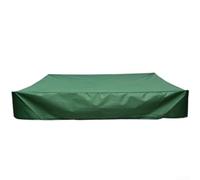 Outdoor Sandbox, Protector Square Sandpit Cover, 210D Oxford Fabric,Waterproof Garden Sheet with Drawstring, Dustproof Patio Shield, for Kids Play Area, Weather Resistant,Black Green(green)