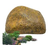 Outdoor Secret Safe Box - Hidden Garden Stone, Waterproof Key Holder | Realistic Rock Safe, Concealed Spare Access Storage, Camouflaged Security Stash Solution For Backyard Entry Needs, Use TasksUp