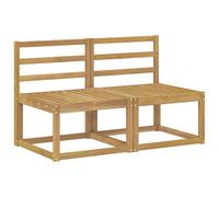 Outdoor Sectional Sofa Units Solid Acacia Wood Furniture Garden Modern vidaXL