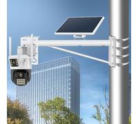 Outdoor Security Camera Mount BracketLong Arm Pole Mounting Loop Bracket for CCTV Surveillance Durable Support for Enhanced Monitoring and Protection