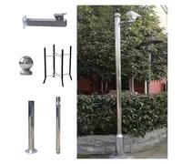 Outdoor Security Camera Pole Galvanized Steel Cameras Column Mounting Pole System Extender Pole，Extra-Long Security Camera Pole Mount - Adjustable 6-20ft Detachable Holder for Outdoor Survei