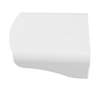 Outdoor Security Camera Rain Shield Iron Housing Cover UV Shade White | Weatherproof Protection for Poe Cameras, Boxy Exterior, Suitable for Patio and Garage Entrances, Easy Cleaning