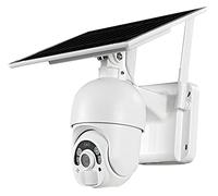 Outdoor security camera Starlight night vision, 2 channels of audio, passive infrared motion detection, no WiFi, no wires, with solar panel 4G LTE 1080P solar battery powered camera ( Size : Camera )