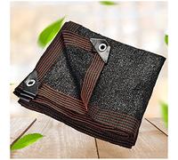 Outdoor Shade Cloth 8x9m (26.2x29.5ft) - 60% Shade Netting for Greenhouse 5-Pin Grommets UV Protection Garden Sun Sail Black Sunshade Fabric Various